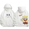Estación Independiente de Aliexpress Transfronteriza Comercio Exterior Dibujos Animados Divertidos Patricio Estrella Bob Esponja Sudadera con Capucha de Moda para Hombre