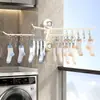 Estante Secador de Calcetines para Balcón de Fábrica, Cómodo y No Aprieta, Tipo Colgante, Dibujos Animados Lindos, Súper Adorable, Estante de Almacenamiento y Secado al por Mayor