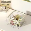 Caja de Almacenamiento de Accesorios para el Cabello de Escritorio Multifuncional de Gran Capacidad Papelera de Escritorio con Tapa Caja de Almacenamiento para Gomas de Pelo Diademas Muestras de Cabello