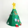 Árvore de Natal Cônica de Feltro Não Tecido Artesanal Infantil 3D DIY Educativo Presente de Natal Enfeites de Decoração de Natal