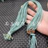 Jade Jade Hetian rojo colgante cuerda rojo sándalo cuenta superior cuerda colgante cuerda de collar ajustable cuerda gruesa elástica
