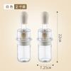 Pincel de almacenamiento de aceite de diseño propio resistente a altas temperaturas botella de aceite integrada pincel de vidrio para panqueques barbacoa pincel de aceite con botella pincel de silicona