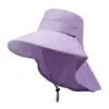 Sombrilla Protectora UV Cubre Rostro Chal Grande Protección Solar A prueba de Viento Sombrilla para Ciclismo Versátil Sombrero de Pescador Sombrero Chal de Verano para Mujer