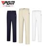 PGM roupas de golfe infantis menino cinto elástico cintura ajustável calças verão jovem esportes bola calças