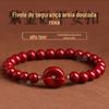 Pulseira de Areia Dourada Roxa Natural com Teor de Ouro Variável, Design de Fecho de Segurança Redondo, Adequada para Homens e Mulheres, Preço de Atacado, Aproximadamente 8-12mm