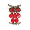 Broche Ecológico Transfronteiriço para Mulheres, Broche de Coruja Vintage Moderno e de Alta Qualidade, Alfinete Versátil para Acessório de Roupa