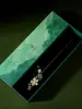 Caixa de Joias Estilo Ins Personalizada, Caixa de Presente de Joias de Luxo, Caixa de Embalagem para Joias de Ouro para Anel, Colar, Pulseira