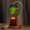 Lámpara Aromática Eléctrica sin Llama para Derretir Cera, Lámpara Retro para Derretir Velas, Luz Ambiental, Regulable, Función de Temporizador, Regalo de Cumpleaños y Boda