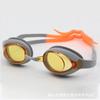 Gafas de Natación para Niños, Gafas de Natación Impermeables de Alta Definición y Antivaho con Set de Gorro de Natación, Gafas de Natación de Silicona con Dibujos Animados y Diseño Colorido