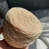 Hilo de burbujas mágico de doble luz hilo hueco hilo hecho a mano oso de peluche muñeca hilo de seda brillante