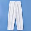 Pantalones para Niños Pantalones de Traje Blancos para Niños Pantalones de Uniforme Escolar para Alumnos Pantalones Delgados de Verano Pantalones de Vestir para Actuación