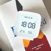 Reloj sencillo, compacto y práctico, despertador para niños y estudiantes, reloj de noche con temperatura y humedad, directo de fábrica 2286