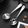 Acero Inoxidable 304 Cuchara Nueva para Arroz Engrosada Antideslizante Cuchara Doméstica Escandinava Concha Pública para Sopa Cuchara para Comer de Hotel y Restaurante