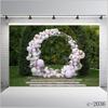 Fondo de fotografía de Amazon, suministro directo transfronterizo, cortina para festival, tablero de fondo para video en vivo, tapiz de pared con flores, 1,8 x 2,4 m