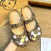 Accesorios para zapatos de ballet con estampado de leopardo DIY, estrellas de felpa adecuadas para zuecos, dijes de zapatos de moda y versátiles, hebillas decorativas de Gato KT