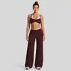 Conjunto de roupa de yoga feminina transfronteiriço, secagem rápida, costas bonitas, poá, color blocking, top esportivo para atividades ao ar livre, conjunto de roupa para corrida e fitness