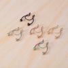 Popular europeo y americano clip nasal de acero inoxidable anillo nasal 5 cartílago sin perforación accesorios para la nariz anillo nasal falso electrochapado al vacío 8673