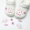 Acessórios de decoração de sapatos DIY para Crocs, fivelas decorativas fofas de pelúcia 3D de desenhos animados, leão e gato do zoológico para a superfície do sapato