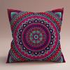 Funda de almohada geométrica americana de mandala bohemio piel de durazno Decoración de hotel Bed & Breakfast cojín cuadrado para sofá