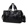 Bolsa de viagem casual masculina de negócios, bolsa de mão de grande capacidade, bolsa de ombro transversal, bolsa de couro PU de alta qualidade, bolsa de viagem masculina
