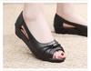 Zapatos nuevos cómodos para mujer 2024 cuña pequeña plástico moda sandalias de mujer elegantes cómodas suela blanda zapatillas de mujer