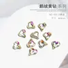 Decoraciones para Uñas: Rhinestones Irregulares en Forma de Corazón, Rhinestones Amarillos de Pluma de Ganso, Rhinestones con Base Cónica, Rhinestones en Forma de Corazón, Rhinestones de Colores en Forma de Mariposa, Rhinestones Cuadrados Gruesos, Rhinestones Rectangulares para Uñas con Base Cónica