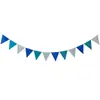 Decoração de Festa de Aniversário Infantil Bandeirinhas de Papel Bandeirinhas de Bolinhas Decoração de Feriado Decoração de Fundo Comércio Exterior Transfronteiriço