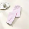 Pantalones de otoño de algodón puro para niños, Clase A, pantalones de otoño sencillos sin costuras para niñas, pantalones térmicos de algodón para niños, ropa interior para uniforme escolar