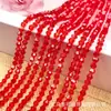 Venta al por mayor de fábrica Cuentas de Cristal de Vidrio de Color Natural de 4MM con Punta en Hilos para Ensartar DIY Hecho a Mano Rombos Facetados Extremos Puntiagudos Cuentas Sueltas Accesorios