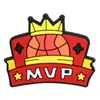 Baloncesto-Temática PVC Dibujos Animados Creativos Charms para Zapatos Accesorios Al por Mayor en Stock Accesorios de Decoración para Zapatos