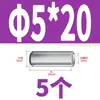 Acero Inoxidable 304 Rosca Interna Pasador Cilíndrico GB120 Pasador de Localización Pasador de Unión Rango Completo Pasador de Fijación 412*6X60