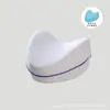 Almohada de Espuma Viscoelástica con Forma de Corazón que Abraza las Piernas para Mujeres Embarazadas Durmiendo de Lado Almohada para Piernas con Forma de Corazón Rebote Lento Funda de Almohada