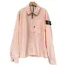 Chaqueta con Cremallera y Solapa de Piedra Transfronteriza, Nueva Chaqueta Fina de Nailon para Primavera y Otoño, Estilo Casual Holgado para Hombres y Mujeres