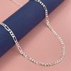 Joyería directa de fábrica chapada en plata 925 4MM 3: 1 collar Ferrero 40-75CM en stock