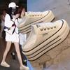 Otoño 2025 Nuevo Estilo Zapatillas sin Talón de Punta Cerrada Calzado de Exterior de Malla Versátil Zapatos Blancos Súper Populares Zapatillas de Poner y Quitar