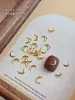 Xingyue Manicura Joyería de Aleación Exquisito Meteoro Remaches Cruz Dorados Diamante para Uñas Celebridad de Internet Decoración Popular Venta al por Mayor
