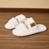 Pantuflas de Felpa para Mujer de Amazon, Pantuflas de Algodón Gruesas y Antideslizantes de Invierno, un Artículo Popular de Comercio Electrónico Transfronterizo
