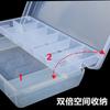 Caja de Accesorios de Pesca Doble Capa Caja para Cebo Lub Plegable Gran Capacidad Herramienta de Almacenamiento Lub Equipo de Pesca Lub Portátil
