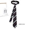 Corbata de estudiante de alta calidad JK/DK para niñas, uniforme escolar, insignia a rayas, decoración de estilo universitario, estilo japonés moderno, hecha a mano para hombres.