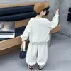 Conjunto de Sudadera Labubu para Niños, Nuevo Estilo Primavera y Otoño 2026, Atuendo de Primavera Elegante para Bebés, Conjunto Deportivo de Dos Piezas para Niños