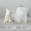 Molde de silicona para velas de aromaterapia Jiahui Meitedi Puppy, jabón artesanal para cachorros, adornos de yeso, abrasivos