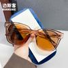 Óculos de Sol Oz3325 Novo Estilo Coreano Armação Preta Óculos de Sol para Mulheres Estilo Ins Moderno Fotografia de Rua Decorativos Óculos Moda