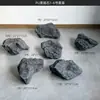 Adorno de Piedra Negra Simulada para Piso, de Pie, para Patio Exterior, Accesorios de Paisajismo, Piedra de Paisaje para Jardín, Decoración de Roca Artificial