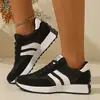 Zapatos Deportivos para Mujer Talla Grande, Nuevos Populares de Otoño Estilo Coreano Versátiles Ligeros para Correr de Cuero Casual Zapatos de Papá