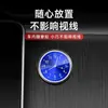 Esfera de reloj de coche, reloj electrónico de alta precisión para coches, accesorio decorativo modificado, reloj de cuarzo para coche de alta calidad con pegatina de modo de doble flash