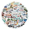 50/100 Peças de Adesivos de Grafite para Carro Caderno Skate Copo d'Água Mala Adesivos Decorativos de Grafite à Prova d'Água Atacado