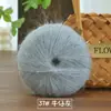 Suéter cachecol casaco de lã mohair tricotado à mão bola de lã suéter de bebê xale lã fina