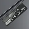 Fabricante de Señal de Estacionamiento Temporal para Coche Venta al por Mayor Placa de Número de Teléfono para Coche de Mudanza Temporal Decoración de Coche Metal Protección Solar Dropshipping