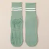 Calcetines de Yoga para Mujer, Calcetines de Algodón Antideslizantes de Silicona para Pilates, de Media Pantorrilla, Fabricante de Calcetines Deportivos Anti-Pilling para Fitness en Interiores, Personalizables