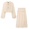 Top Oversize Nuevo de Primavera 2026 para Mujer 1334190 y Falda 1334196 - Lo Más Vendido Transfronterizo de AliExpress
